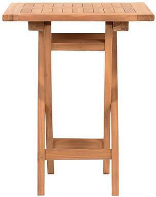 Winston Outdoor Dinner Foldable Wood Table Natural 60x60x75cm