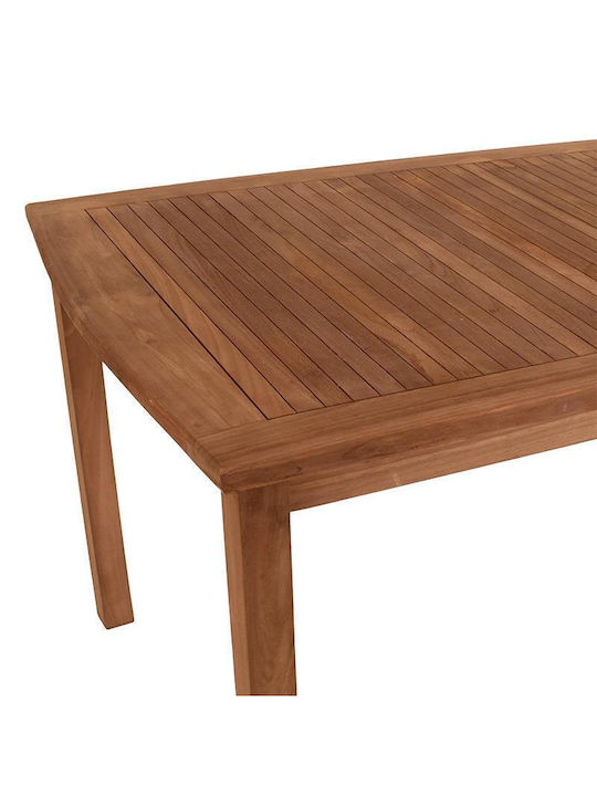 Masă Exterior Din Teak Bali Natural 150x90x75cm
