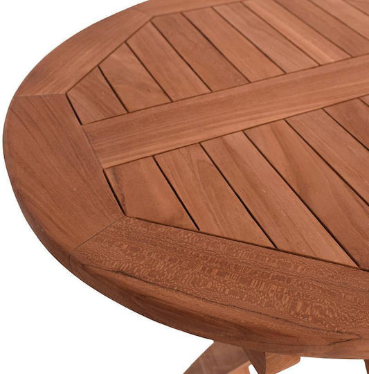 Winston Sitting Room Outdoor Foldable Wood Table Natural 60x60x75cm