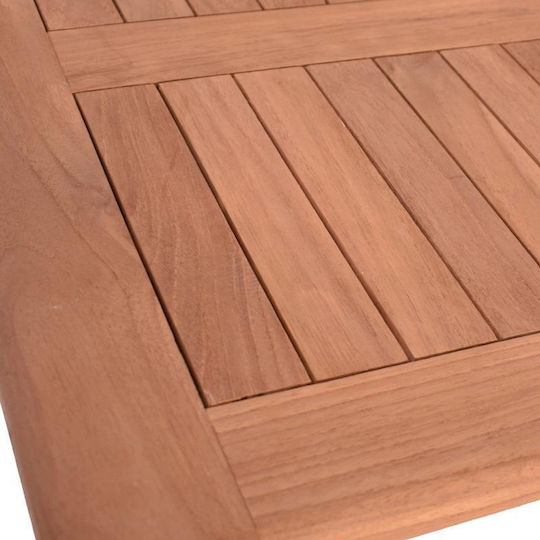 Winston Outdoor Dinner Foldable Wood Table Natural 60x60x75cm