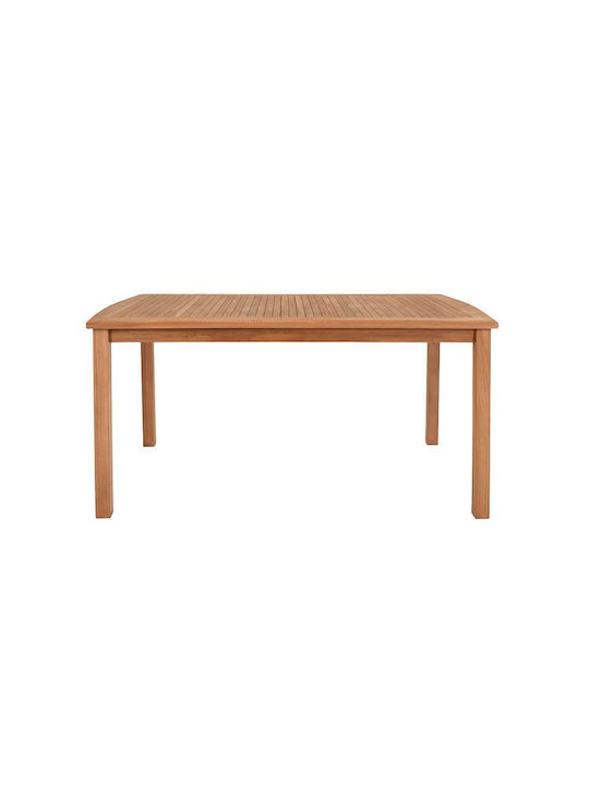 Masă Exterior Din Teak Bali Natural 140x80x75cm