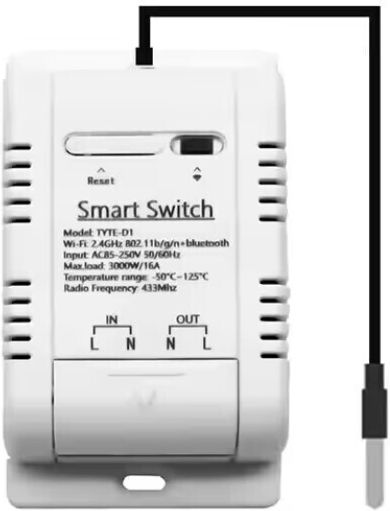 Smart Ενδιάμεσος Διακόπτης Wi-Fi