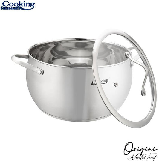 Heinner Nicolai Tand Βαθιά Ανοξείδωτη Κατσαρόλα 6lt / 24cm