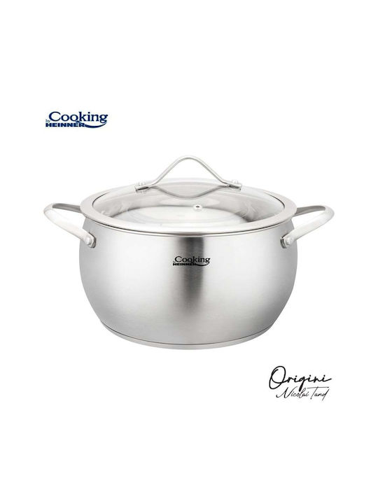 Heinner Semioala Ino Βαθιά Ανοξείδωτη Κατσαρόλα 4.3lt / 22cm