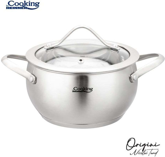 Heinner Nicolai Tand Βαθιά Ανοξείδωτη Κατσαρόλα 1.8lt / 16cm Heinner Nicolai Tand Βαθιά Ανοξείδωτη Κατσαρόλα 1.8lt / 16cm