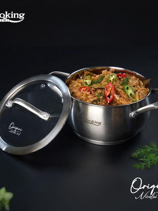 Heinner Nicolai Tand Deep Stainless Steel Pot 1.8lt / 16cm