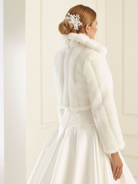 Bianco Evento Women's Long Fur IBUAR