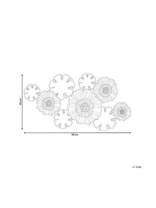 Potassium Wall Decoration Irregular Iron Gray