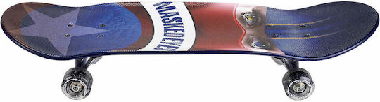 Action One Complete Shortboard Masked Eyes 70 X 20 Cm Multicolored Metallic