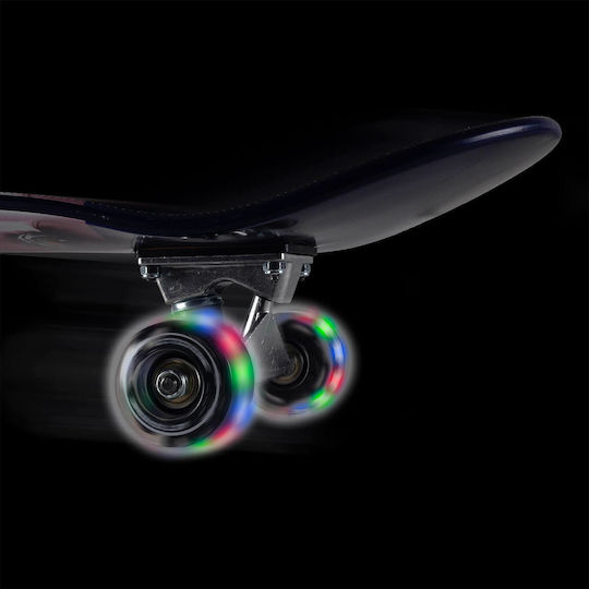 Action One Complete Shortboard Masked Eyes 70 X 20 Cm Multicolored Metallic