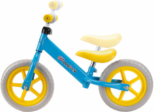 Bicicletă de echilibru pentru copii Action One Happy Baby 12 inch Albastru