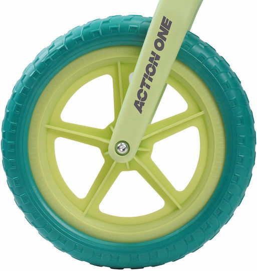 Bicicletă de Echilibru pentru Copii Action One Spiky 12 Inch Verde