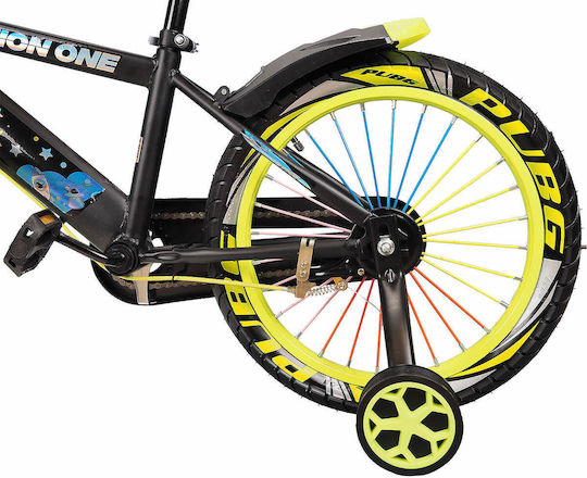 Bicicletă pentru copii Action One 18" City Nova Verde Neon