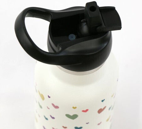 Runbott Carme Sala Bunny Stainless Steel Thermos Bottle 350ml Confectionery with Hearts with Stars