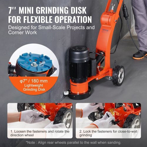 Polizor de Pardoseală Vevor 7" 2.0hp Reglabil Hntsgjjs13002s4zdv2
