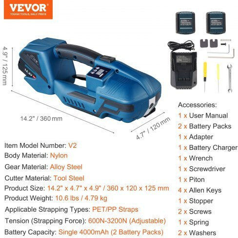 Vevor Electric Tool Power /Battery Lithium