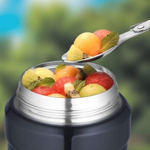 Thermos Δοχείο Φαγητού Inox Θερμός Γκρι 470ml