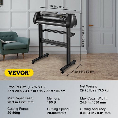 Vevor 28" Vinyl Cutter Bluetooth Signmaster Software Kzjocsk720lsi6teyv2