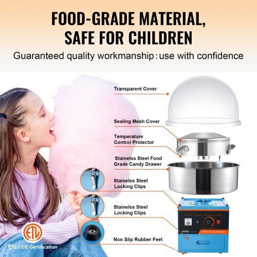 Vevor Commercial Cotton Candy Machine 1000W