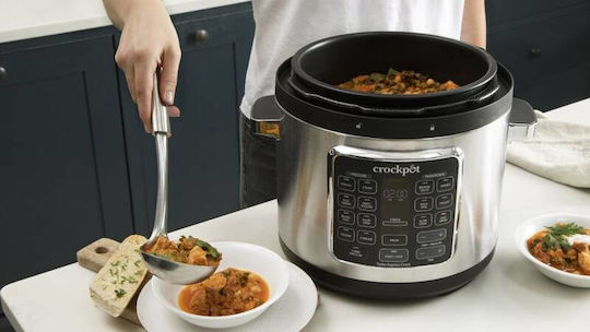 Crock-Pot Мултикукър 1400W с Капацитет 5.6лт Сребрист