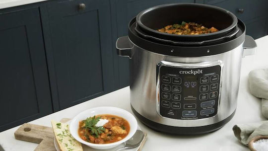 Crock-Pot Мултикукър 1400W с Капацитет 5.6лт Сребрист
