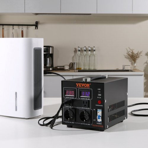 Transformator de tensiune Vevor 2000W pentru sarcini grele, certificat CE Dyzhq110v230vd806v2
