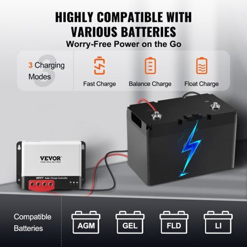 Vevor 50a Mppt Ηλιακός Ρυθμιστής Φόρτισης Bluetooth Dytyncdkzqnzl3oa4v9