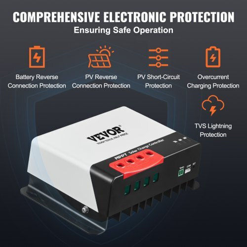 Vevor 50a Mppt Ηλιακός Ρυθμιστής Φόρτισης Bluetooth Dytyncdkzqnzl3oa4v9