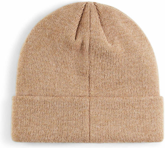 Archive Beanie Unisex Σκούφος Πλεκτός σε Καφέ χρώμα