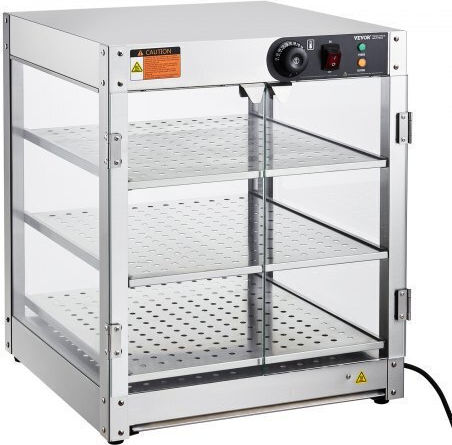 Vevor Heated Display Cabinet 800W W51xD51xH61.5cm