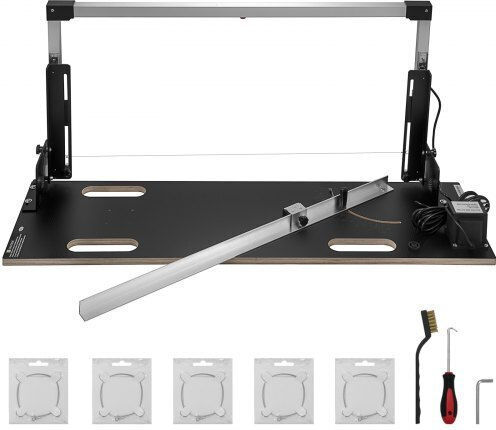 Vevor Tabletop Foam Cutter 42 cm Max Cutting Thickness 112 cm Max Cutting Length Six Heating Wires Pqgjzmso115cmj7vlv2
