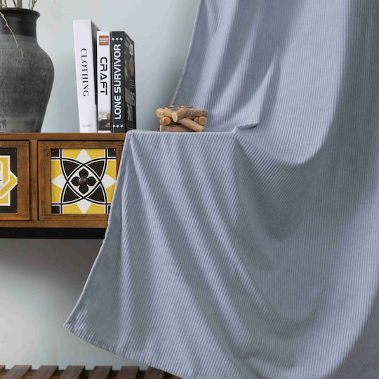 My Home Luxury My Home Luxury Vorhänge Mit Grommets Blau 140x270cm