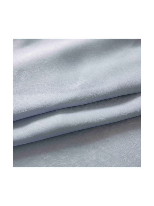 My Home Luxury Blue Grommet Curtain 140x290cm