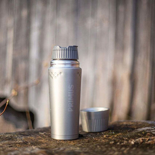 Primus Trailbreak Μπουκάλι Θερμός Ανοξείδωτο 350ml Ασημί με Καπάκι-Κύπελλο