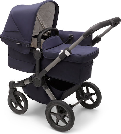 Bugaboo Donkey 5 Mono Reglabil 2 în 1 Cărucior pentru copii Potrivit pentru Nou-născut Classic Graphite/Dark Navy