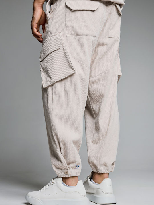 Diverse Trousers Cargo Off White