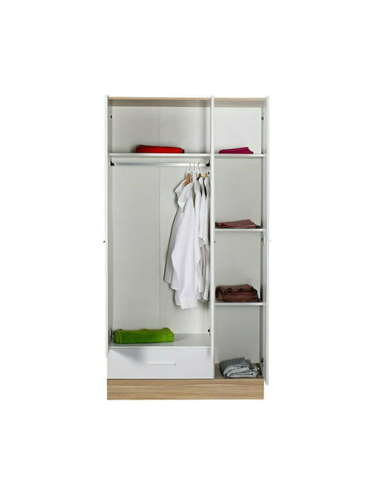 Тройна врата Гардероб Cajsa 90x50x195см
