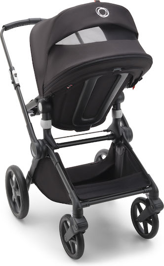 Bugaboo Fox Cub Ρυθμιζόμενο Καρότσι 2 σε 1 Kατάλληλο για Nεογέννητο Black/Midnight Black 9.6kg
