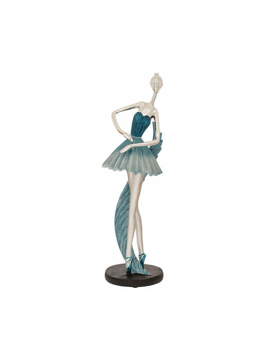 Decorative Polyresin Ballerina Black Dress 12x12x41cm 88323 Iliadis