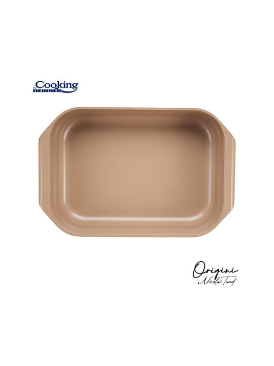 Heinner Nicolai Tand Γάστρα Ορθογώνια από Χυτό Αλουμίνιο 39x26cm 6lt