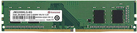 Transcend 8GB DDR4 RAM с Скорост 3200 за Настолен Компютър