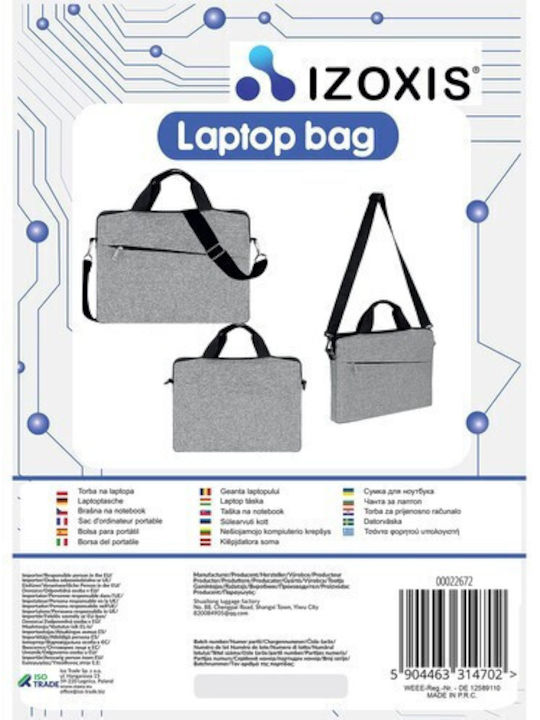 Izoxis Geantă De umăr / de mână pentru laptop 14" în culoarea Gri 22672