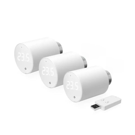 Shelly Manual Thermostatic Radiator Valve for Radiator Body 3pcs