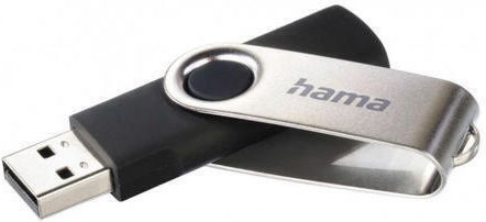HAMA Rotate 64GB USB 2.0 Stick Schwarz