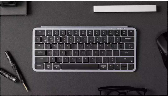 Keychron B1 Pro B1P-K1 Безжична Bluetooth Клавиатура Английски US Съвместима с Mac Сива