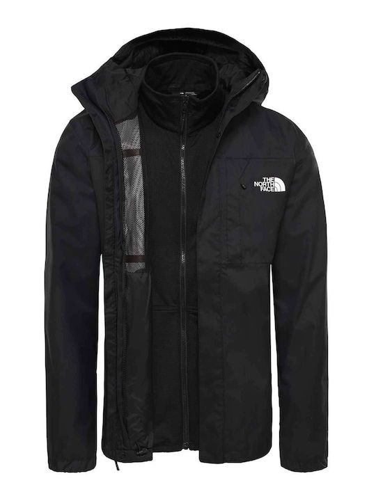 Quest Triclimate 3 in 1 Winter Jacket Waterproof and Windproof Black