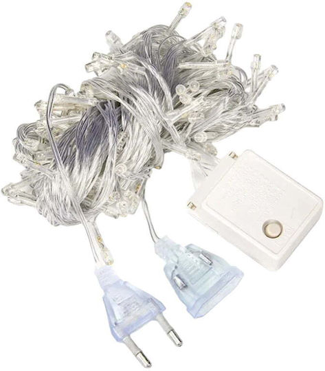 200 Λαμπάκια LED Κουρτίνα 3μ. x 80εκ. Θερμό Λευκό 200 Λαμπάκια LED Κουρτίνα 3μ. x 80εκ. Θερμό Λευκό