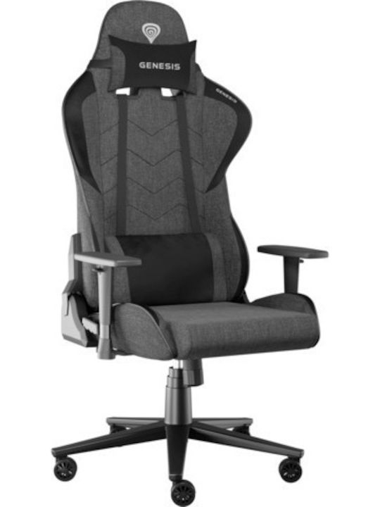 Genesis Nitro 550 G2 Artificial Leather Gaming Chair with Adjustable Arms Black