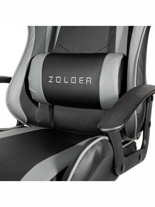 Platinet Varr Zolder Καρέκλα Gaming Δερματίνης Μαύρο / Γκρι
