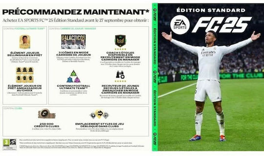 EA Sports FC 25 PS5 Game (French Cover)